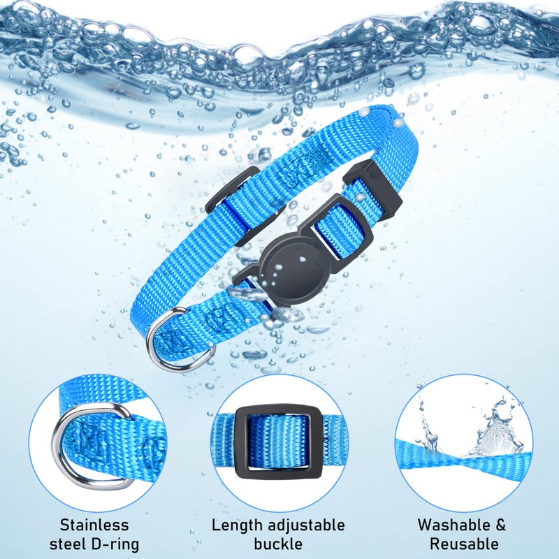 GAMUDA Puppy ID Collars - Super Soft Nylon Whelping Set - Adjustable Breakaway Litter for Pups - Assorted Colors Plain & Identification With 2 Record Keeping Charts - Set of 12 (S) - Image 3